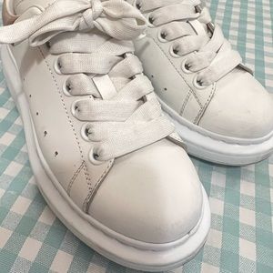 Alexander McQueen pink/white shoes size us 6.5